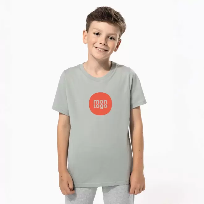 T SHIRT ENFANT COULEUR PERSONNALISABLE 'KARIBA' 150G/M2