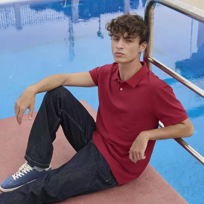 POLO MIXTE PERSONNALISABLE COULEUR 'PACIFIC' 210G/M2