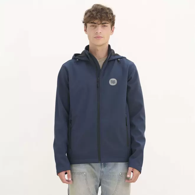 SOFTSHELL HOMME PERSONNALISEE 'RACE HOODED'