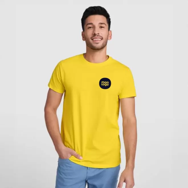 TEE SHIRT MIXTE PERSONNALISABLE COULEUR 'DAGA' 165G/M2