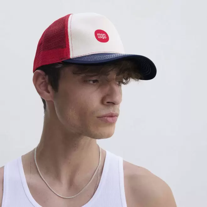CASQUETTE TRUCKER FILET PERSONNALISABLE 'BLINK'