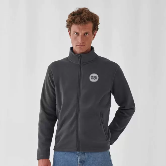 VESTE POLAIRE HOMME PERSONNALISABLE 'FLORI'