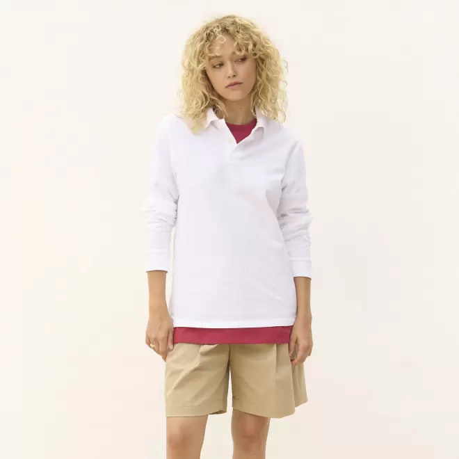 POLO MIXTE COULEUR PERSONNALISE 'PACIFIC LSL'