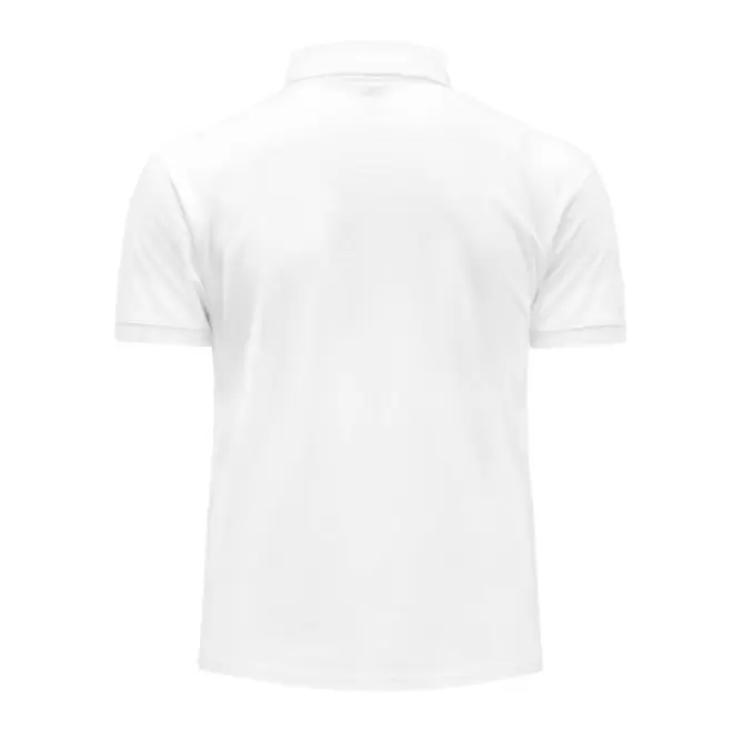 POLO HOMME BLANC PERSONNALISE 210G 'JHK ESSENTIAL'