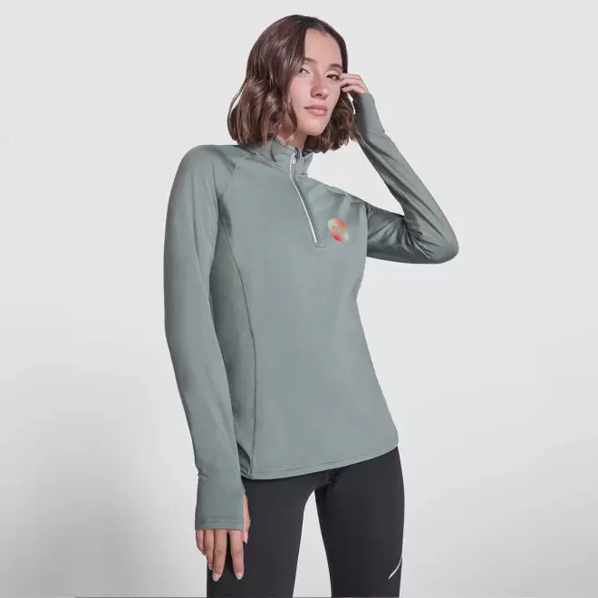 SWEAT DEMI ZIP RESPIRANT FEMME PERSONNALISE 'ESTAMBUL'