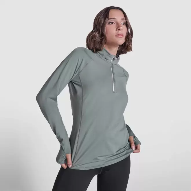 SWEAT DEMI ZIP RESPIRANT FEMME PERSONNALISE 'ESTAMBUL'