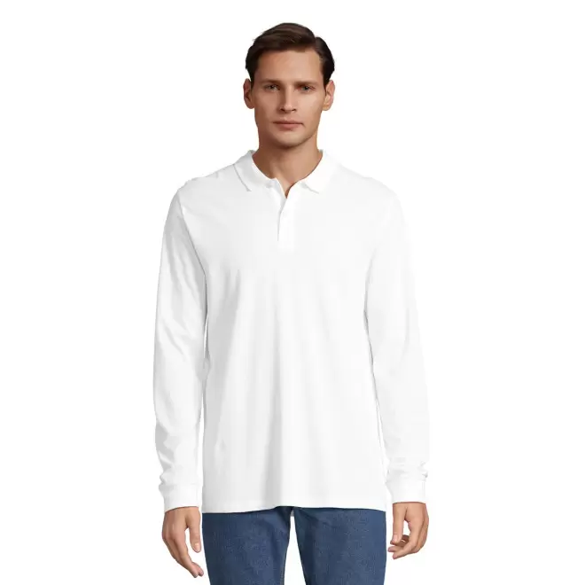 POLO MIXTE BIO BLANC PERSONNALISE 'PLANET LSL'