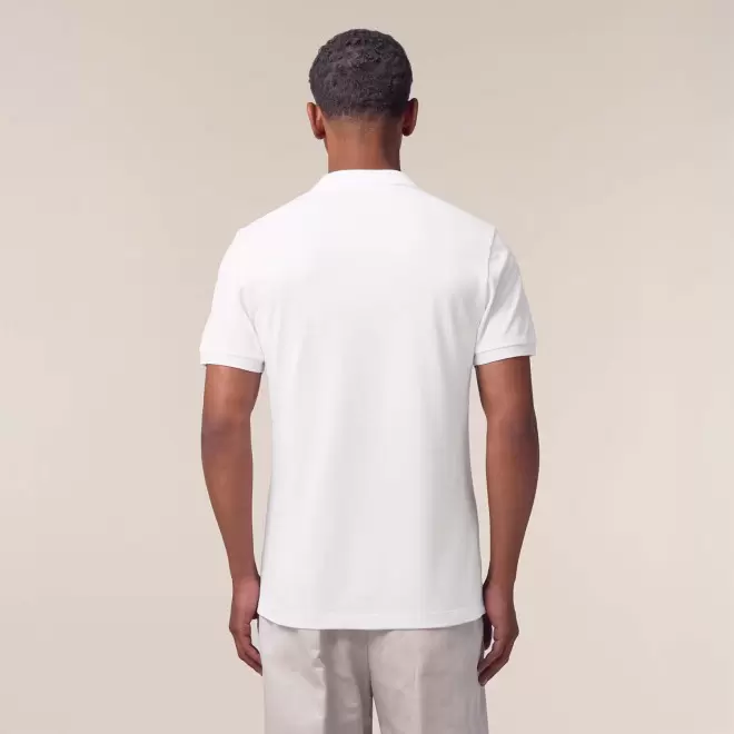 POLO HOMME BLANC PERSONNALISE 'COASTER'