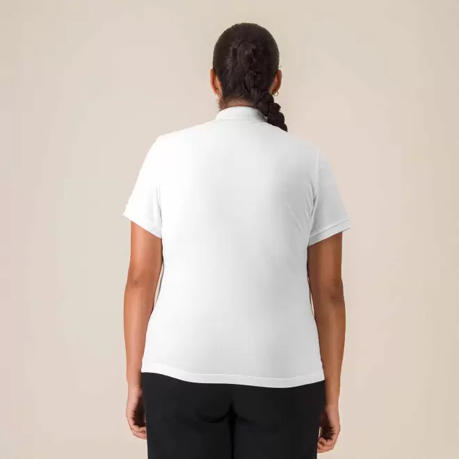 POLO FEMME BLANC PERSONNALISE 'COASTER'