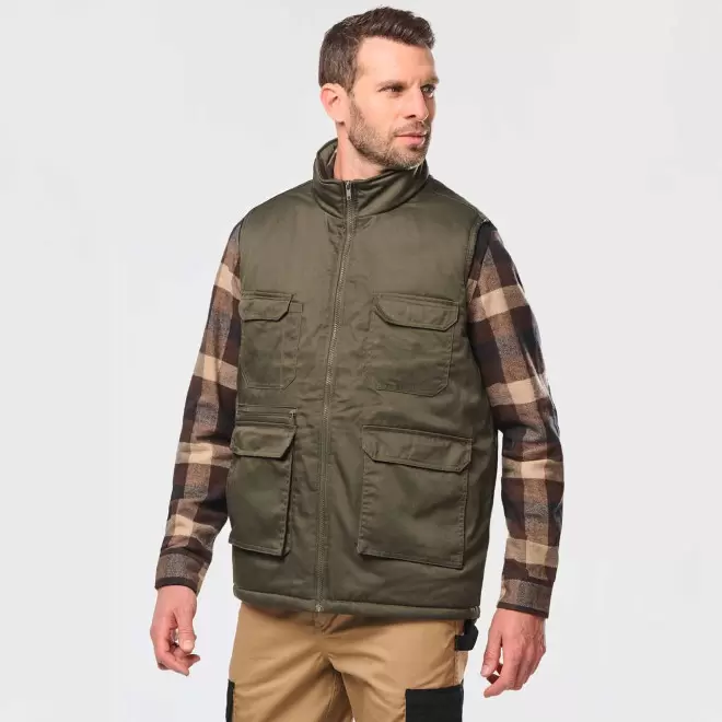 GILET MULTIPOCHES MIXTE PERSONNALISE 'HARDICA'