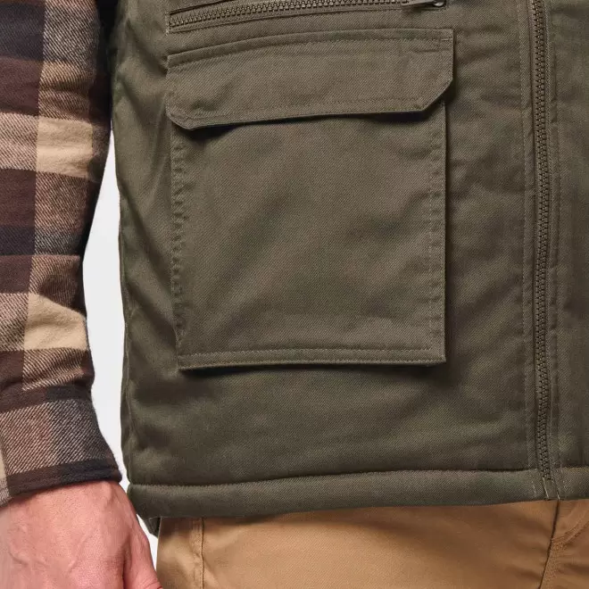 GILET MULTIPOCHES MIXTE PERSONNALISE 'HARDICA'