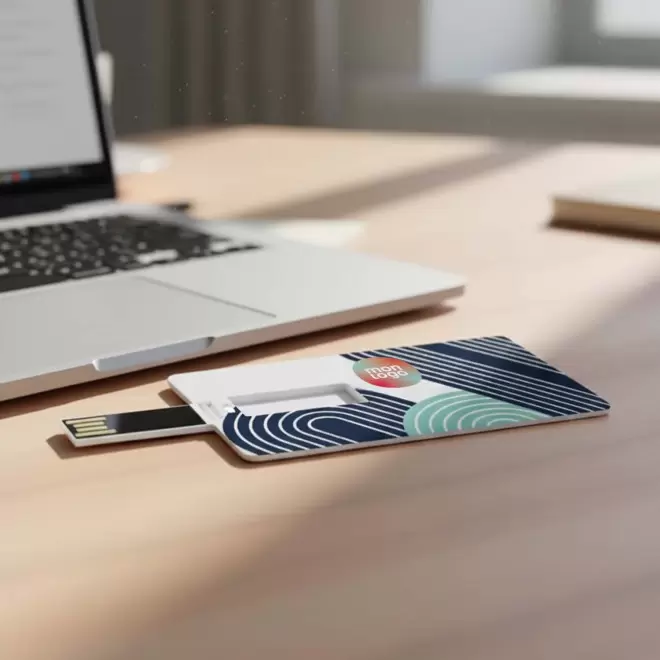 CLE USB CARTE PERSONNALISABLE 1 A 64GO 'CREDITA QUADRI