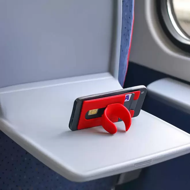 PORTE CARTE PERSONNALISABLE SUPPORT TEL 'SKELBO'