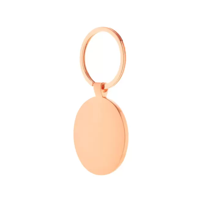 PORTE CLES EN METAL PERSONNALISE 'ANTONETTA ROND'