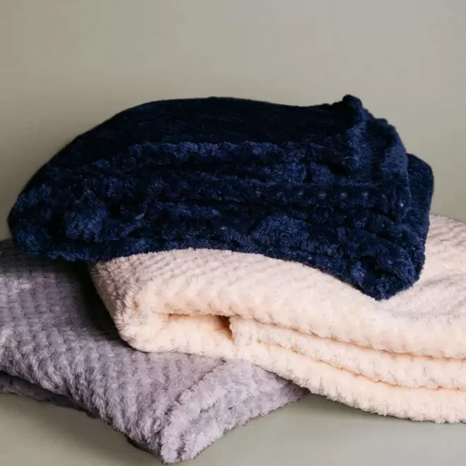 SET PERSONNALISABLE PLAID BOUGIE SAVON ET EPONGE 'MAIZON'