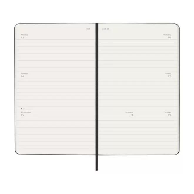 AGENDA SEMAINIER PERSONNALISABLE 'MOLESKINE RIGIDE'