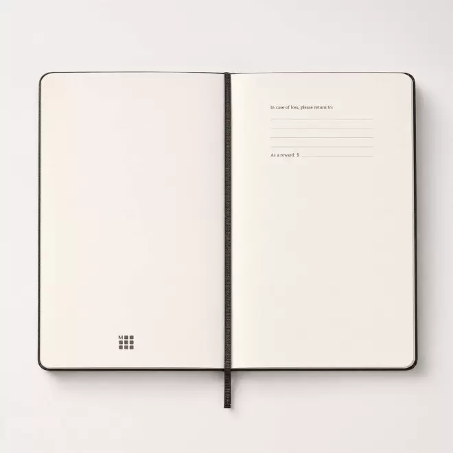 AGENDA SEMAINIER 13X21 RIGIDE PERSONNALISABLE 'MOLESKINE RIGIDE'