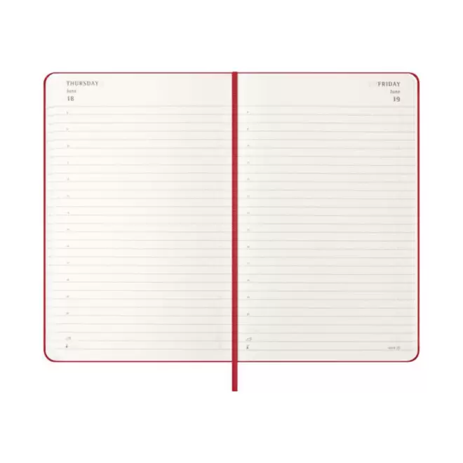 AGENDA QUOTIDIEN PERSONNALISE 'MOLESKINE RIGIDE'