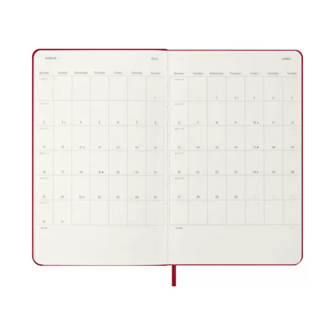 AGENDA QUOTIDIEN PERSONNALISE 'MOLESKINE RIGIDE'