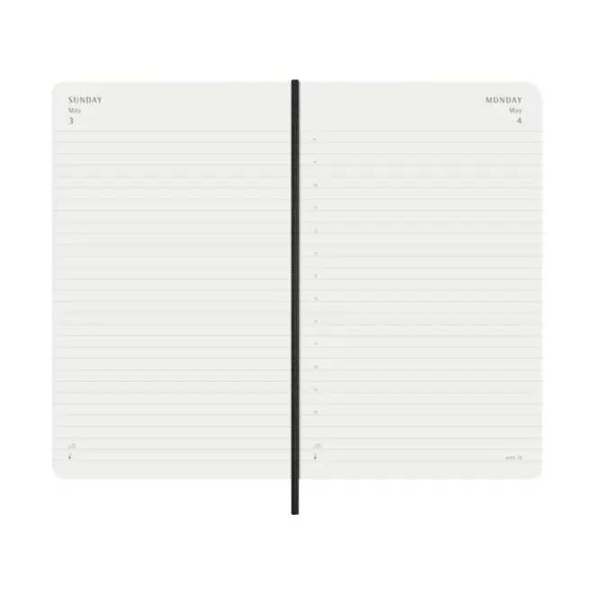 AGENDA SEMAINIER PERSONNALISE 'MOLESKINE SOUPLE'