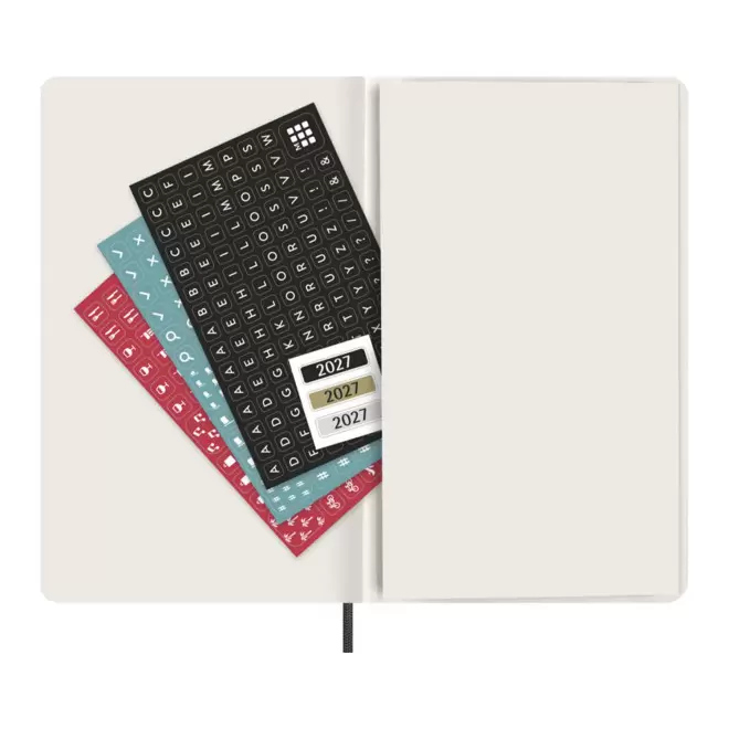 AGENDA JOURNALIER 13X21 SOUPLE PU PERSONNALISABLE 'MOLESKINE SOUPLE'