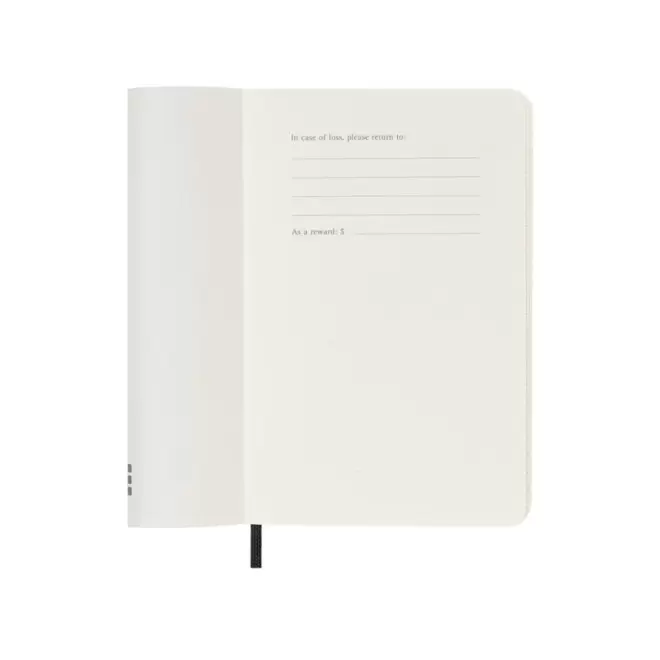 AGENDA SEMAINIER DE POCHE PERSONNALISE 'MOLESKINE SOUPLE'