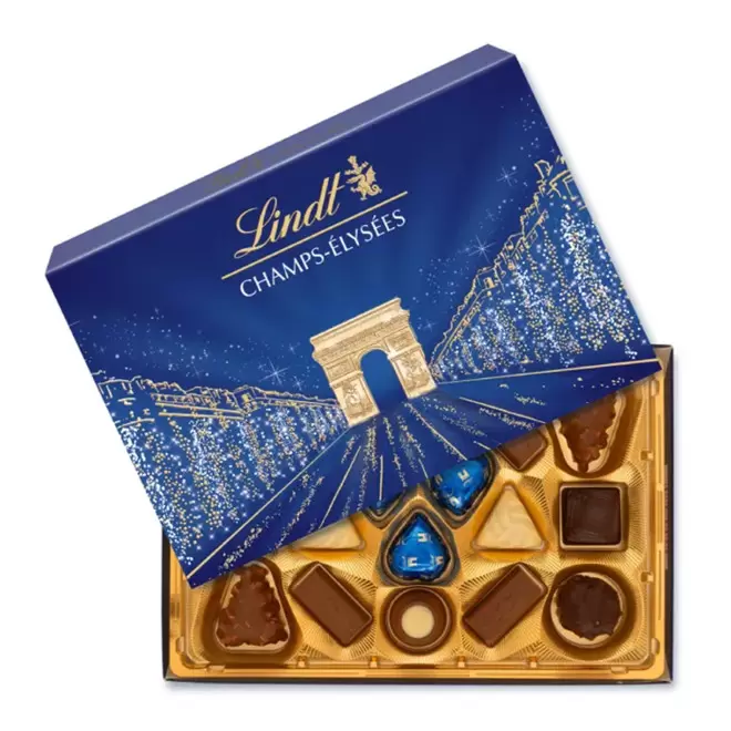 PETIT COFFRET PERSONNALISABLE LINDT 'CHAMPS ELYSEES'