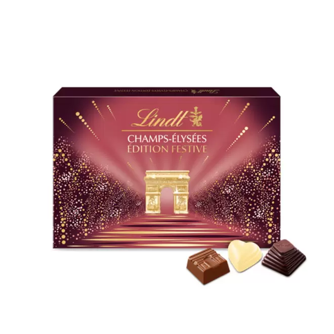 PETIT COFFRET PERSONNALISABLE LINDT 'CHAMPS ELYSEES'
