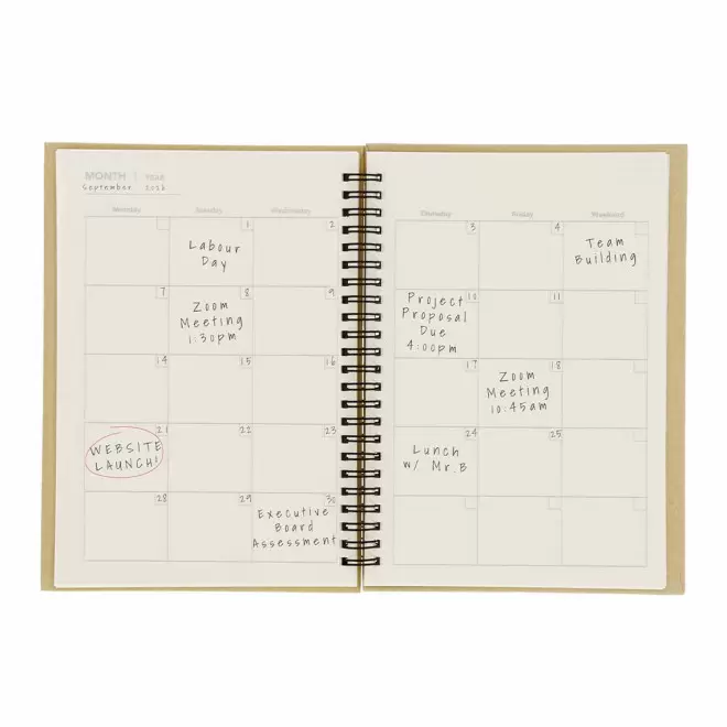 CARNET PLANNER CARTON PERSONNALISABLE 'EMA'