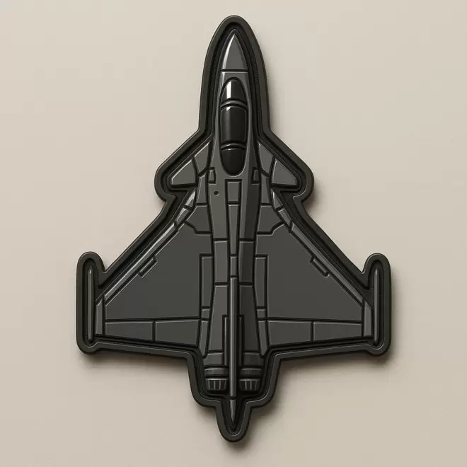 ECUSSON EN SILICONE 3D A COUDRE PERSONNALISABLE 'CRAT'