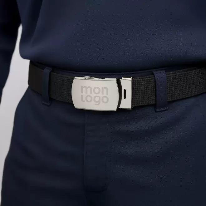 BOUCLE DE CEINTURE BRILLANTE PERSONNALISABLE 'MILITOS'