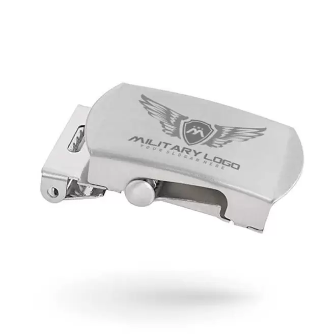 BOUCLE DE CEINTURE BRILLANTE PERSONNALISABLE 'MILITOS'