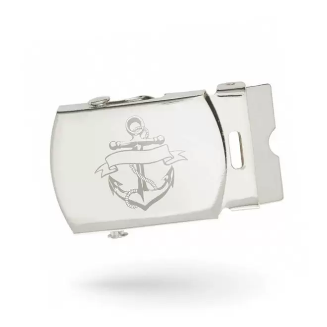 BOUCLE DE CEINTURE BRILLANTE PERSONNALISABLE 'MILITOS'