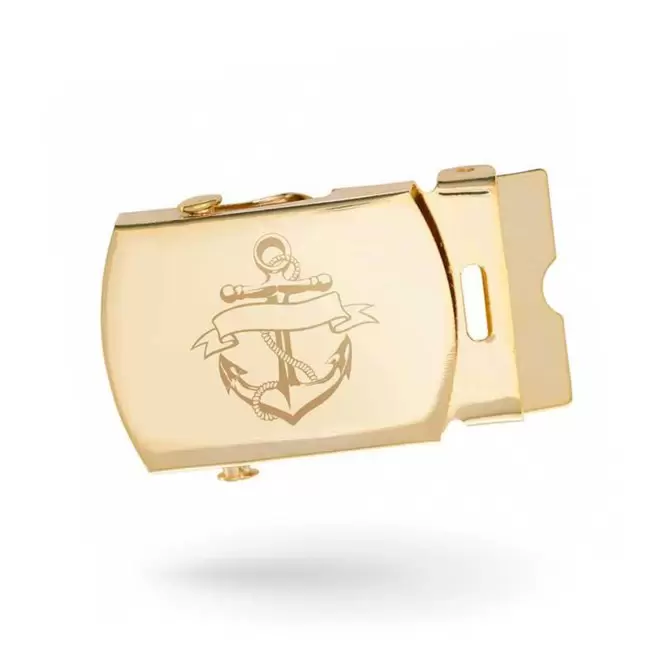 BOUCLE DE CEINTURE BRILLANTE PERSONNALISABLE 'MILITOS'