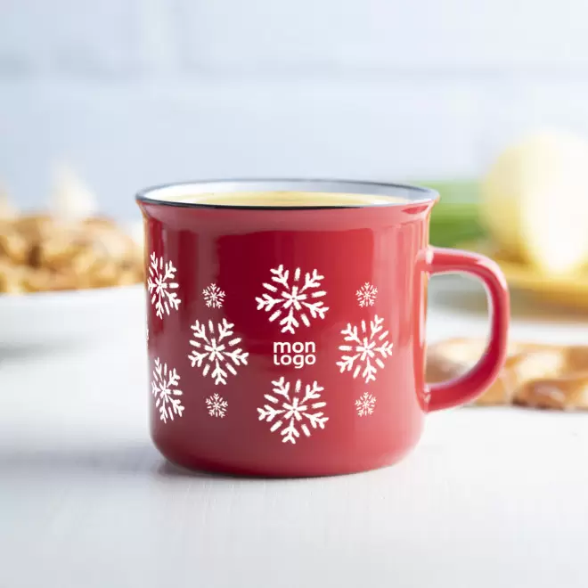 MUG CERAMIQUE 300ML PERSONNALISABLE 'RONSIO NOEL'