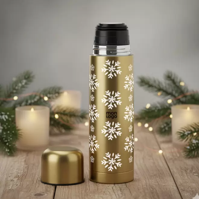 BOUTEILLE ISOTHERME 500ML PERSONNALISABLE 'CHATEL NOEL'