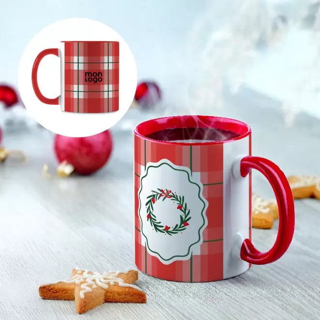 MUG CERAMIQUE 350ML PERSONNALISABLE 'SYLVIA NOEL'