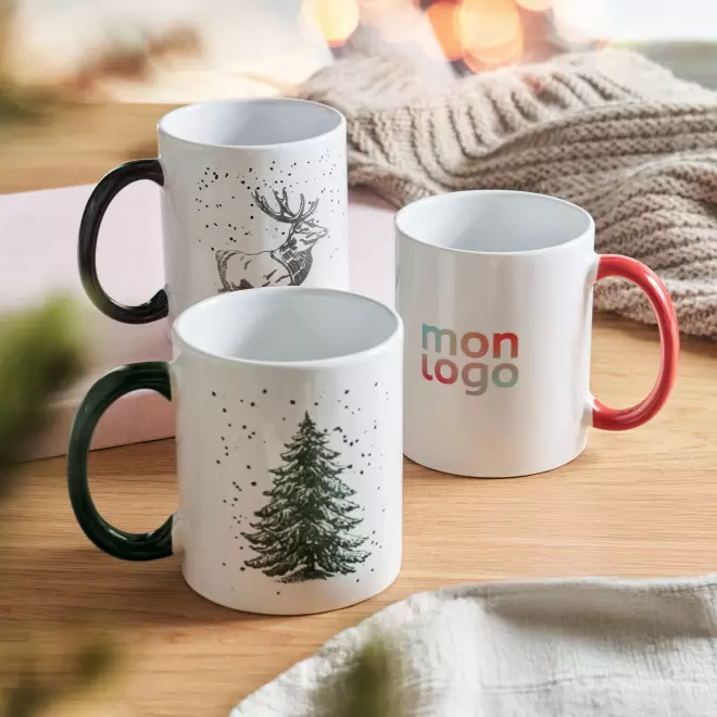 MUG NOEL EN CERAMIQUE PERSONNALISABLE 'ATERA'