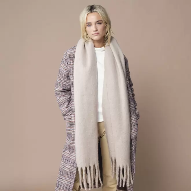 ECHARPE OVERSIZE PERSONNALISABLE 'FLUFFY SCARFO'