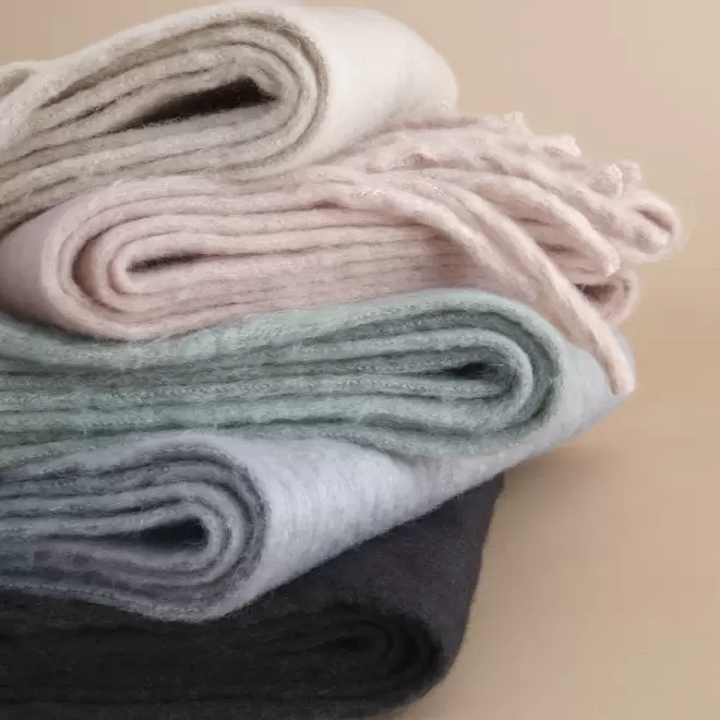 ECHARPE OVERSIZE PERSONNALISABLE 'FLUFFY SCARFO'