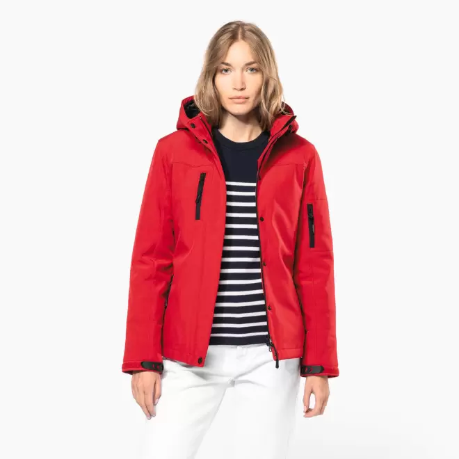 SOFTSHELL FEMME PERSONNALISABLE 'KARISOFT CAPUCHE'