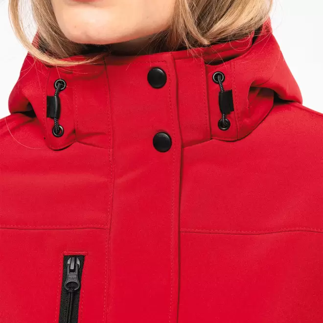 SOFTSHELL FEMME PERSONNALISABLE 'KARISOFT CAPUCHE'