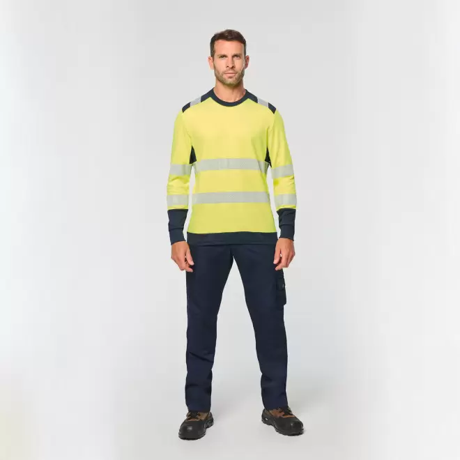 TEE SHIRT MANCHES LONGUES SECURITE PERSONNALISABLE 'SECA'