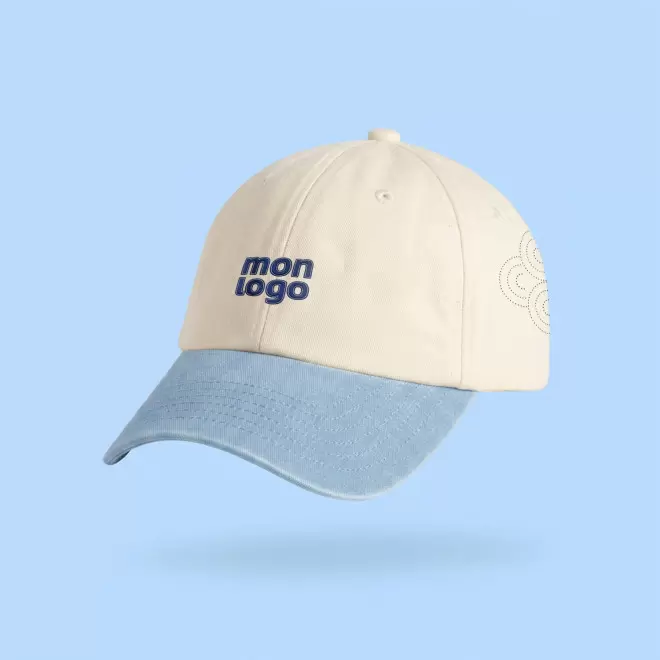 CASQUETTE PERSONNALISABLE 6 PANS 'PEAK LOW'