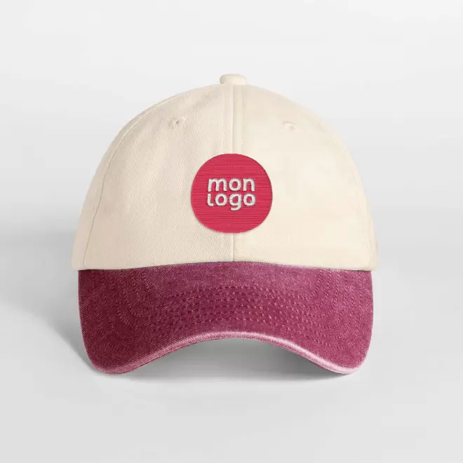 CASQUETTE PERSONNALISABLE 6 PANS 'PEAK LOW'