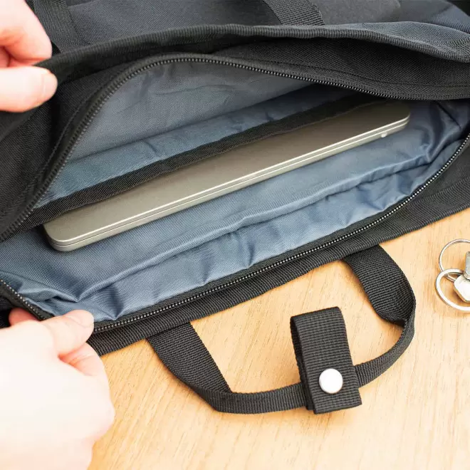 SAC PORTE ORDINATEUR PERSONNALISABLE 'NADAU'