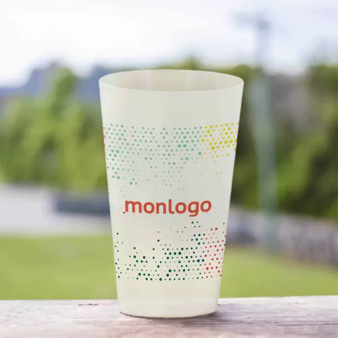 RAPIDE 4J   GOBELET PERSONNALISABLE MIF BIO 30 CL 'BIOCUP' 