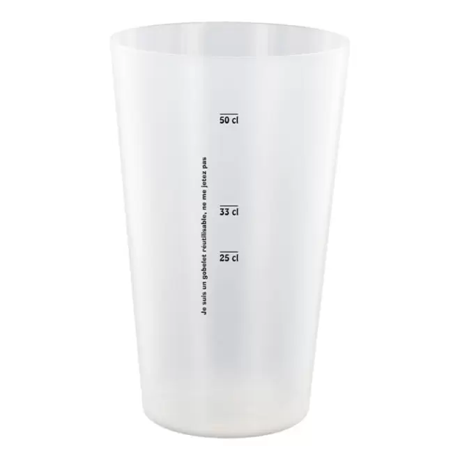 RAPIDE 4J GOBELET MIF RÉUTILISABLE PERSONNALISÉ 60 CL 'CUPY'