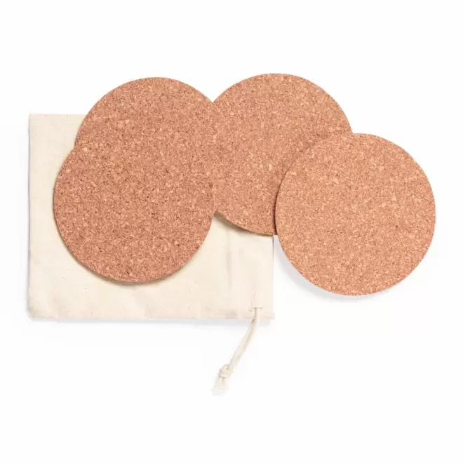 SET 4 SOUS BOCK PERSONNALISABLE RONDS EN LIEGE 'SURO'