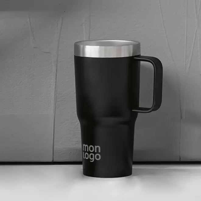 MUG PERSONNALISABLE ISOTHERME RECYCLE 580ML 'TENDENZO'